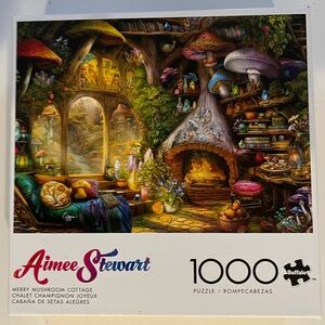 Aimee Stewart Mushroom Cottage 1000-Piece Puzzle
